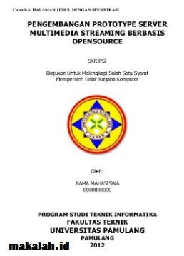 Contoh Skripsi Teknik Informatika Pdf Download